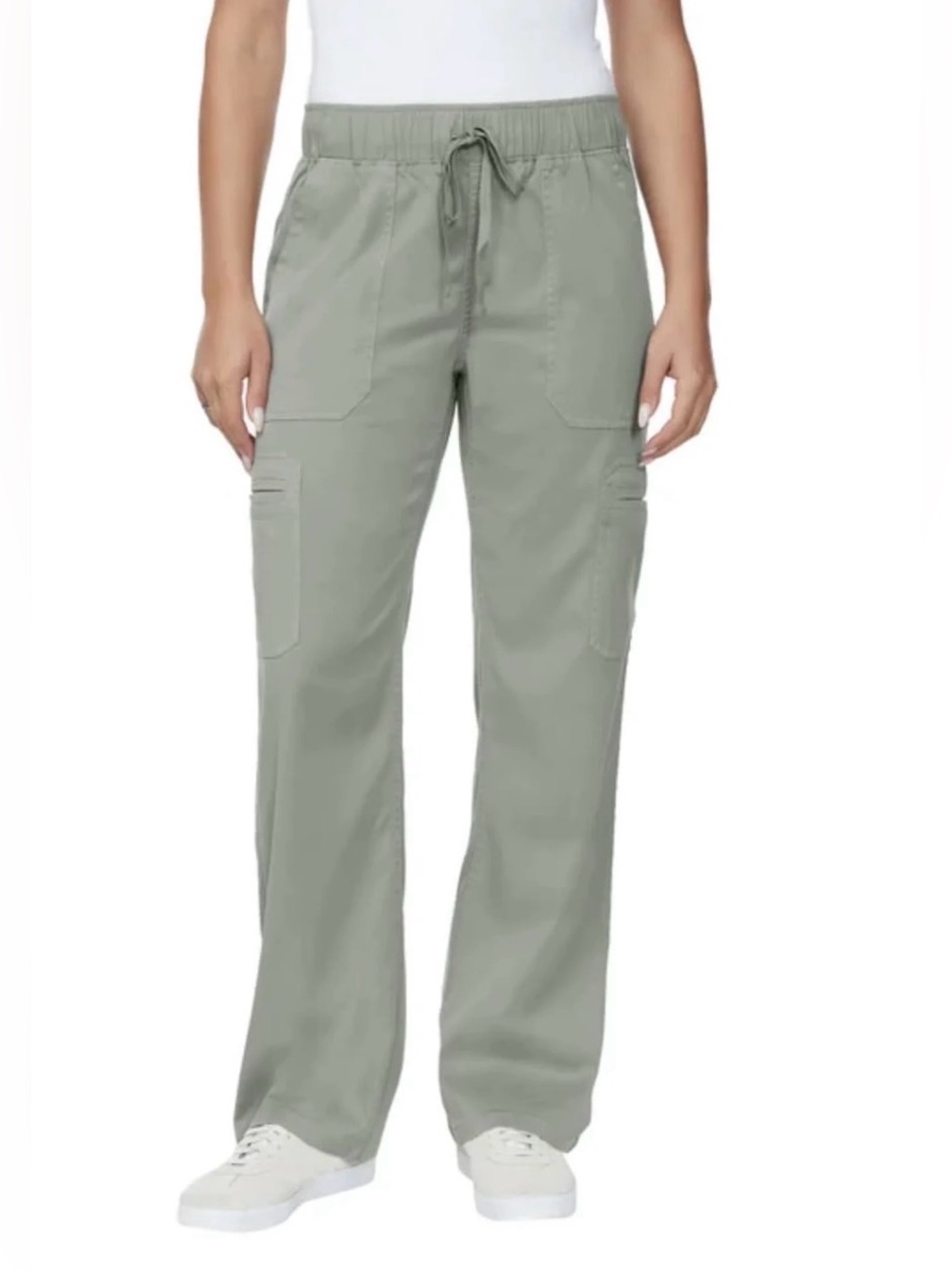 Buffalo David Bitton Sage Green Straight Leg Cargo Pull-On Pants XXL